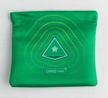 Фотография Тканевый мешок с печатью (зелёный), 15*15, на магнитной застёжке [=city]