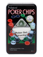 Фотография Набор для покера Professional Poker Chips: 100 фишек (квадратная) [=city]