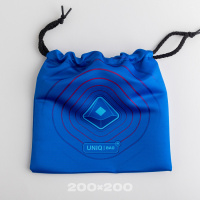Фотография Тканевый мешок с печатью (синий), 20*20, на шнурке [=city]
